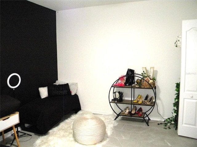 view of living area