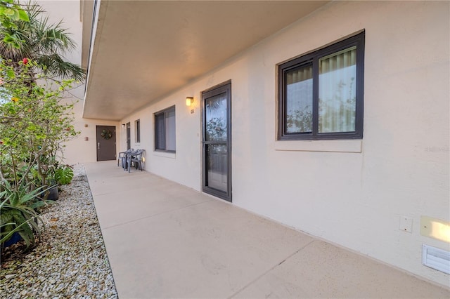 exterior space with a patio area