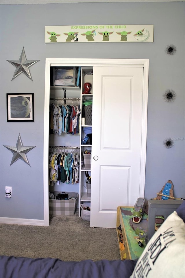 view of closet