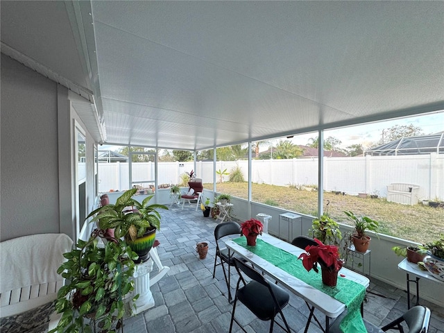 21 Rocking Ln, Palm Coast, FL 32164 - view of unfurnished sunroom