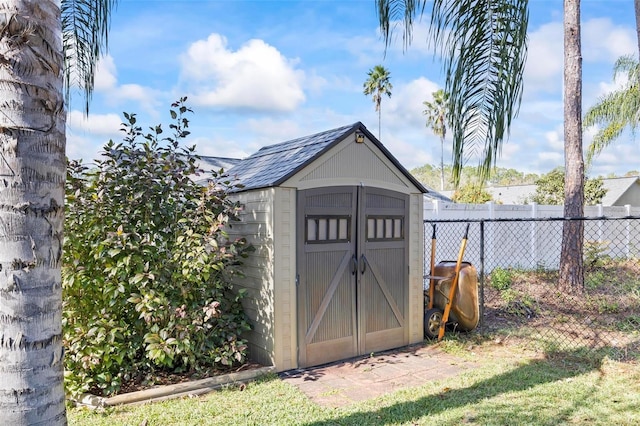 view of outbuilding