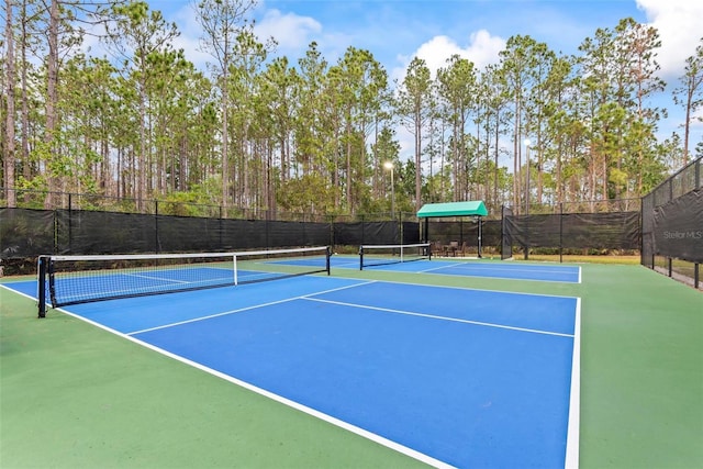 view of sport court with basketball court