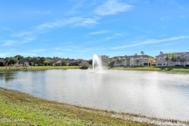 view of water feature