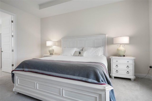 bedroom featuring carpet floors