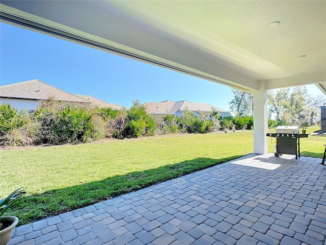 view of patio / terrace with grilling area