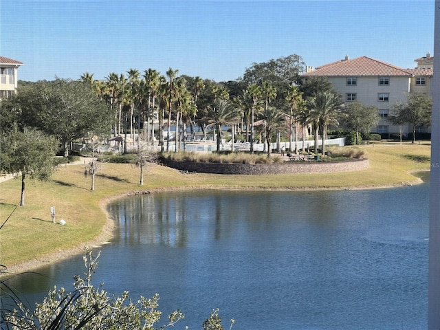 property view of water