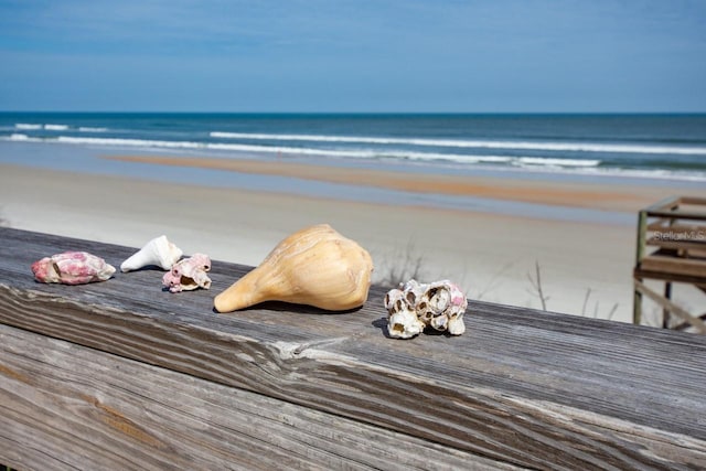 details with a view of the beach