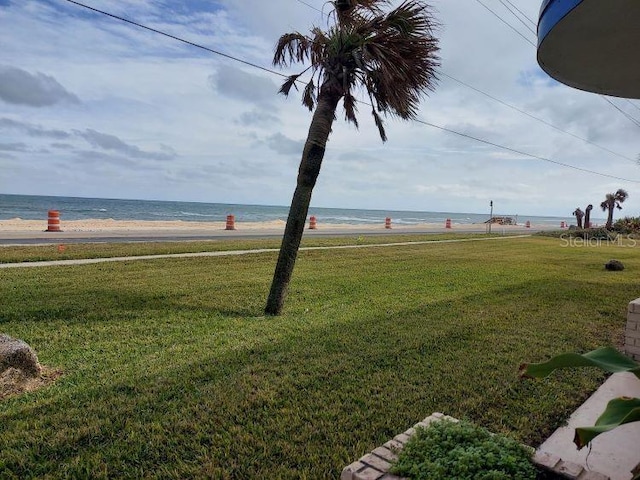 water view with a beach view