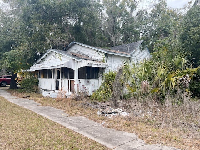 view of side of home