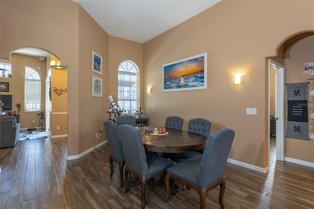 view of dining room