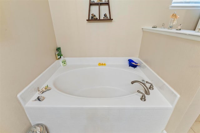 bathroom with a bathing tub