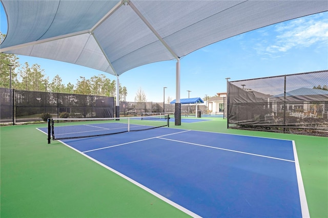 view of sport court