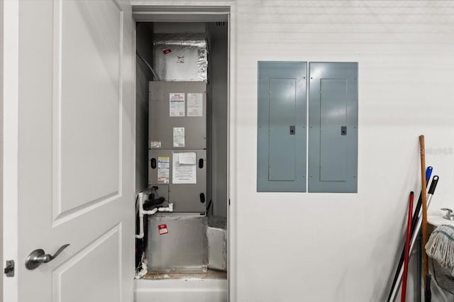 utility room with electric panel