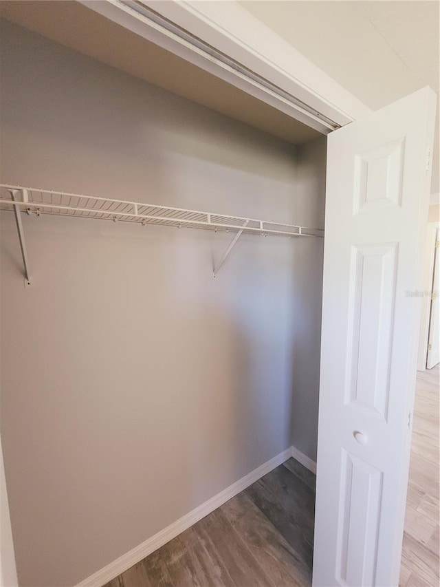 view of closet