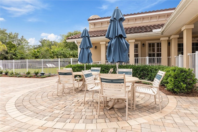 view of patio