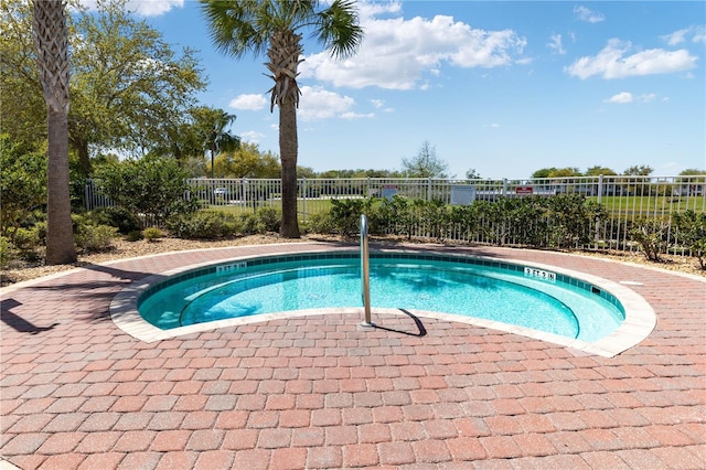 view of pool