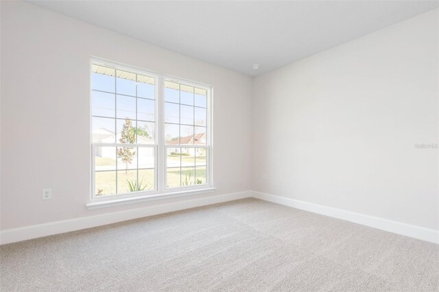 unfurnished room with carpet flooring