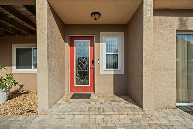 view of entrance to property