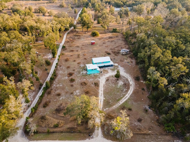 drone / aerial view featuring a rural view