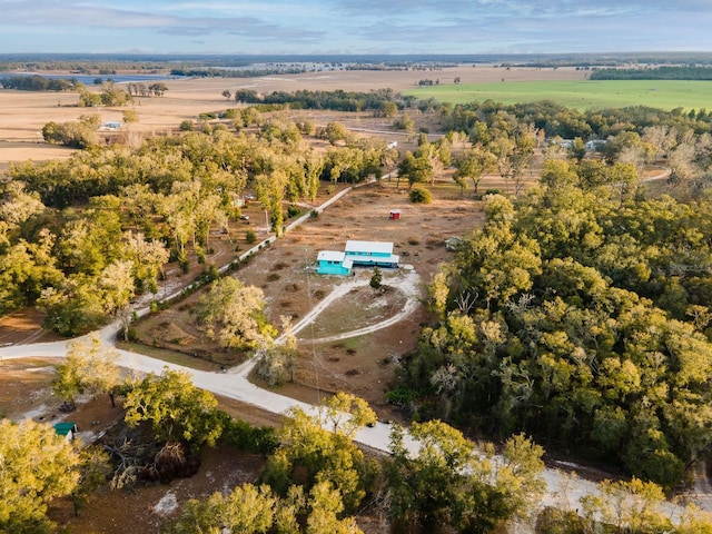 aerial view of property's location featuring rural landscape