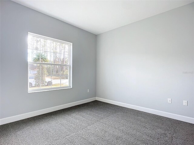 empty room with carpet floors