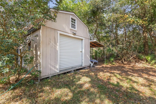 view of outbuilding