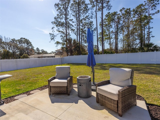 view of patio