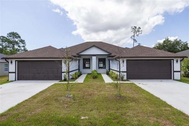 20 Pine Hill Ln, Palm Coast, FL 32164 - ranch-style house featuring a garage, stucco siding, and driveway