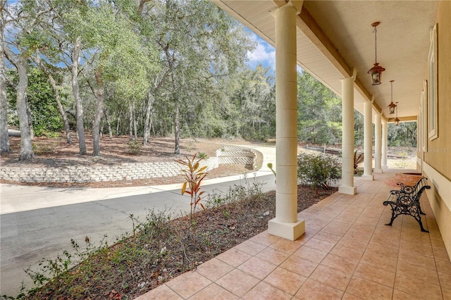 view of patio / terrace featuring a porch