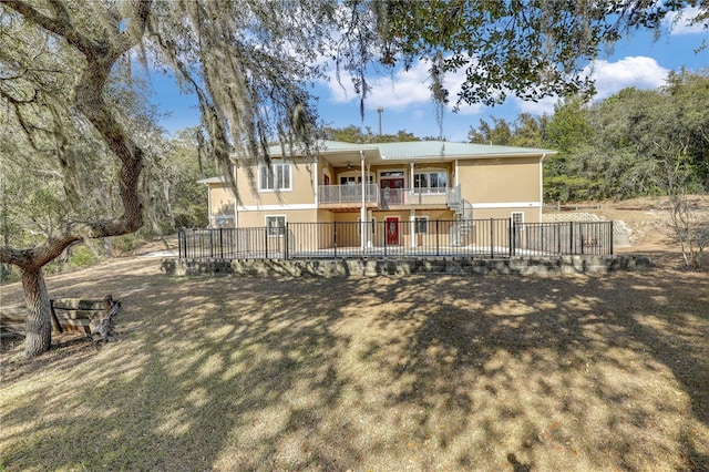 view of rear view of property