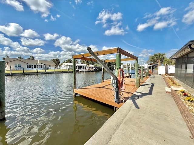 155 Avalon Ave, Flagler Beach, FL 32136 - dock area with a water view