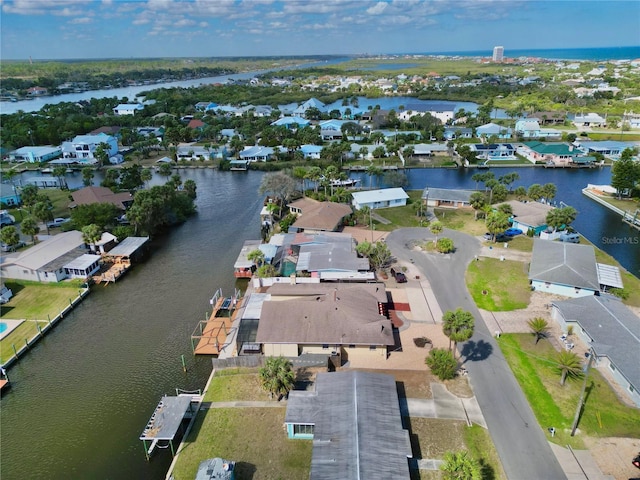 155 Avalon Ave, Flagler Beach, FL 32136 - aerial view with a water view