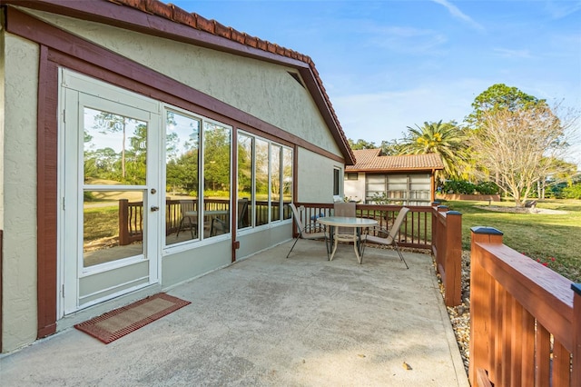 view of patio