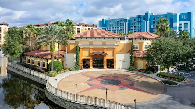 view of property featuring a water view