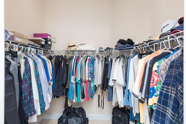 view of spacious closet