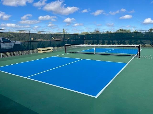 view of sport court