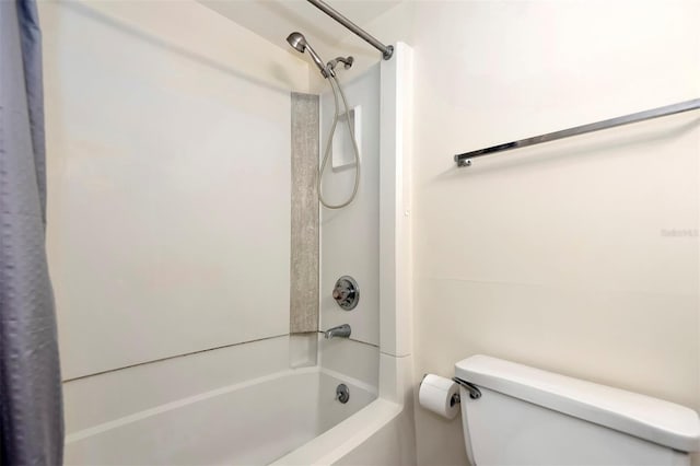 48 Club House Dr Unit 106, Palm Coast, FL 32137 - bathroom featuring toilet and shower / bath combination