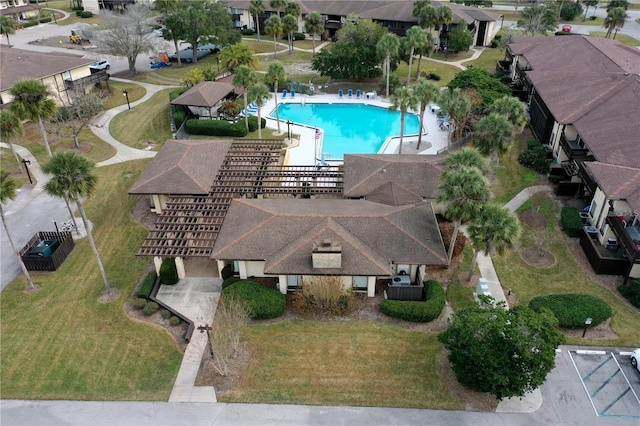 48 Club House Dr Unit 106, Palm Coast, FL 32137 - bird's eye view with a residential view