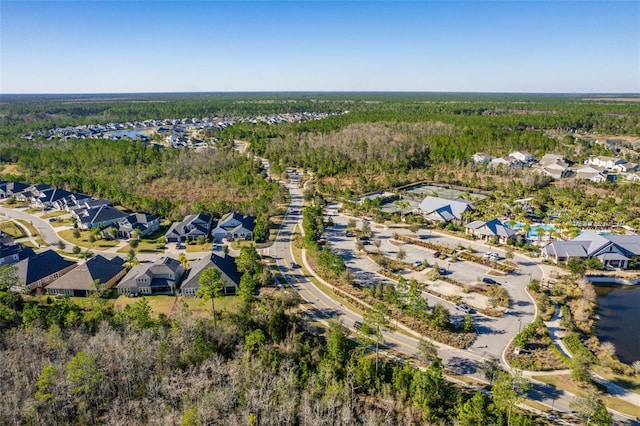 drone / aerial view featuring a residential view