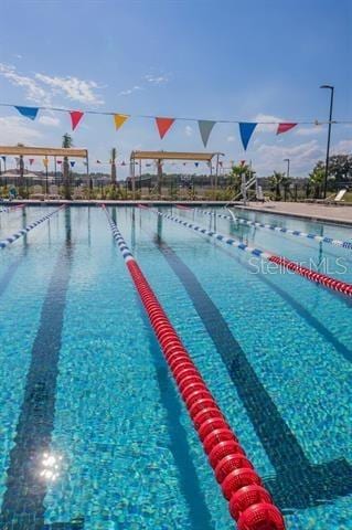 view of pool