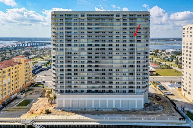 view of property featuring a water view