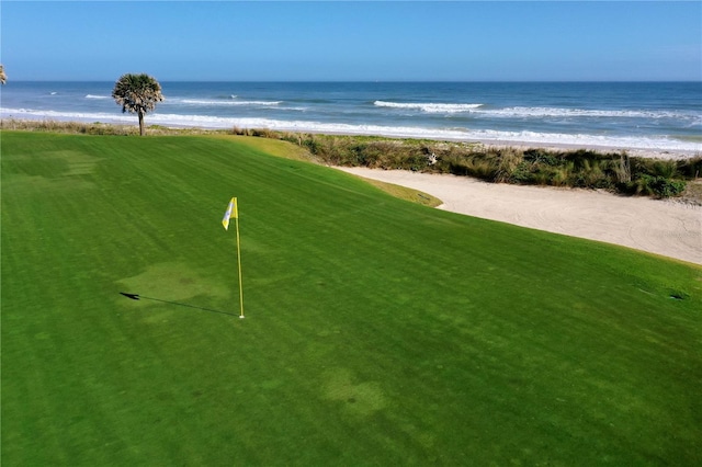 200 Ocean Crest Dr Unit 306, Palm Coast, FL 32137 - view of home's community featuring view of golf course, a water view, and a view of the beach