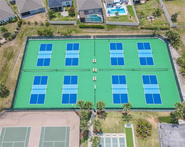 8 San Miguel Ct, Palm Coast, FL 32137 - drone / aerial view of a pool