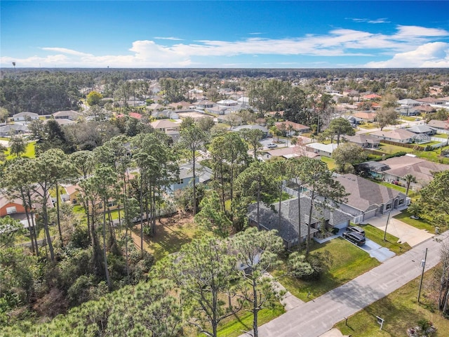 bird's eye view featuring a residential view