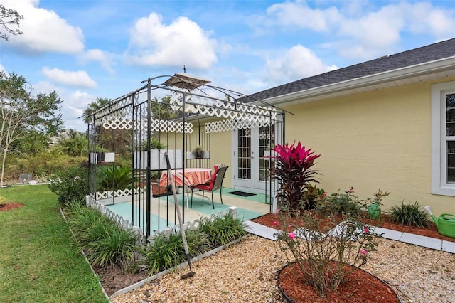 view of patio / terrace with a pergola