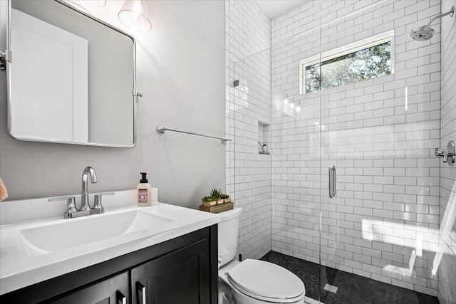2737 John Bull, Flagler Beach, FL 32136 - full bath with a stall shower, vanity, and toilet