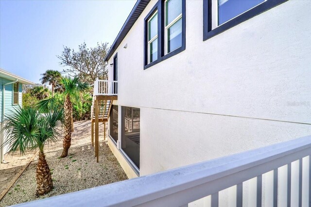 2737 John Bull, Flagler Beach, FL 32136 - view of home's exterior with stucco siding