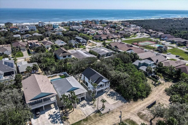 2737 John Bull, Flagler Beach, FL 32136 - bird's eye view featuring a water view and a residential view
