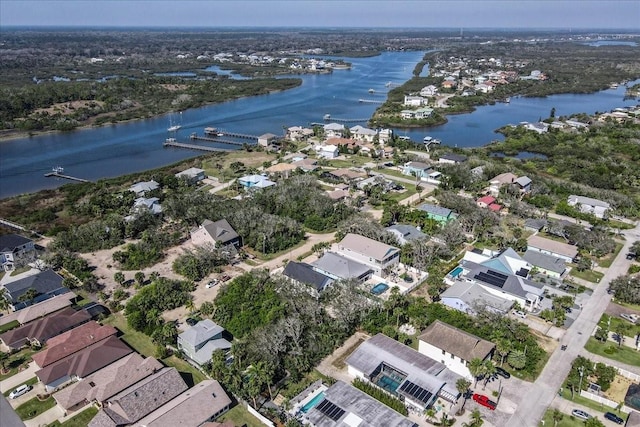 2737 John Bull, Flagler Beach, FL 32136 - aerial view with a residential view and a water view