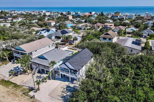 2737 John Bull, Flagler Beach, FL 32136 - aerial view featuring a water view and a residential view
